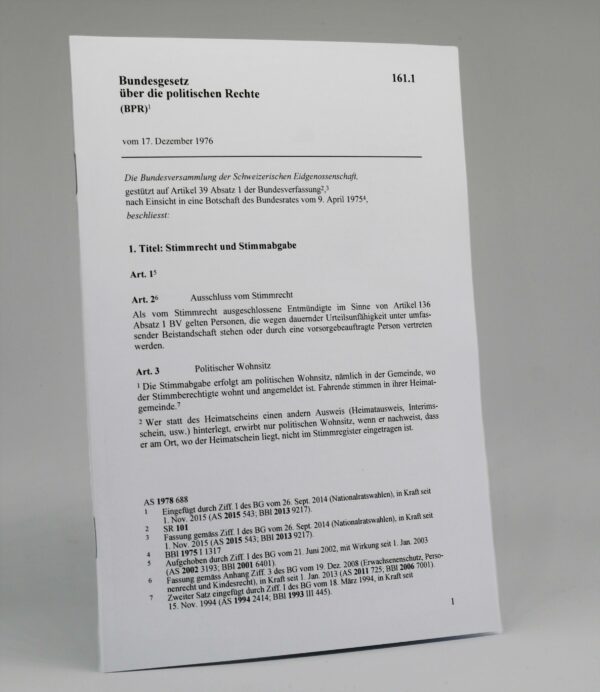 BG über die politischen Rechte, BPR – Bild 2