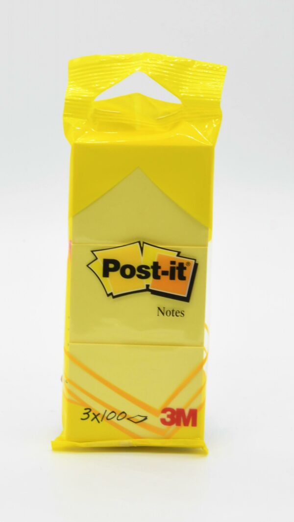 POST-IT Notes 38×51mm gelb, 3x100 Blatt